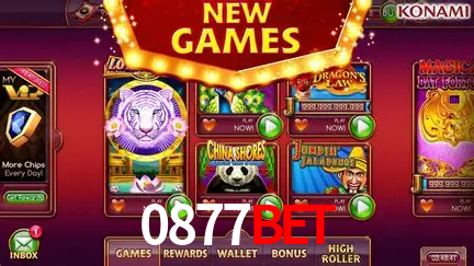 Jogos de mesa e apostas rápidas na 0877bet